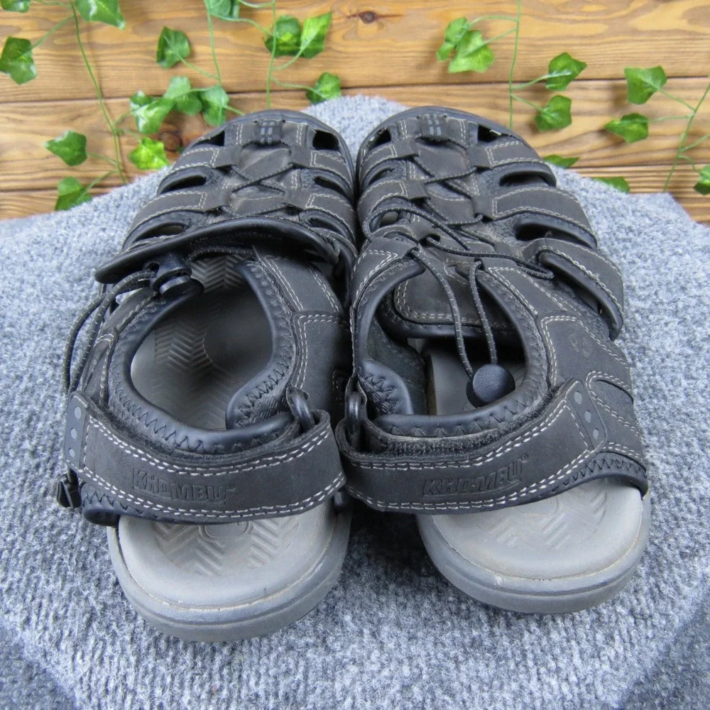 Khombu Travis Black Closed-Toe Sport Sandals Men's 11 Durable Outdoor‎